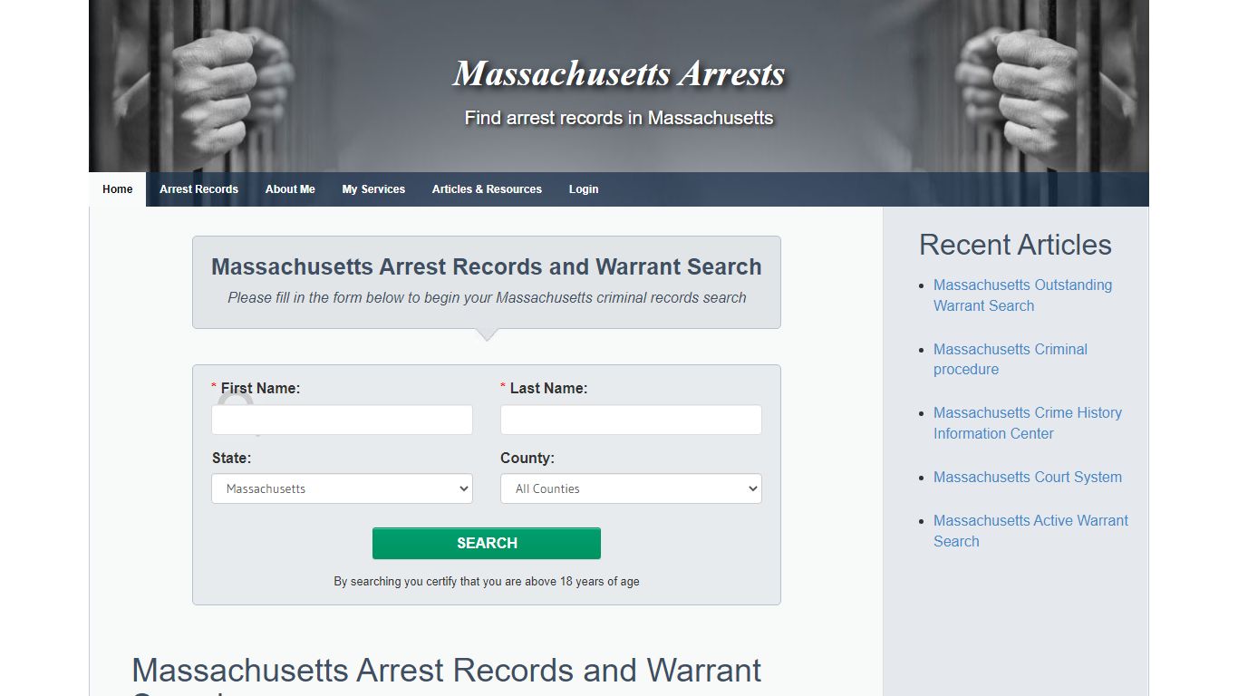 Boston MA Warrants and Arrest Records Search - Massachusetts Arrests
